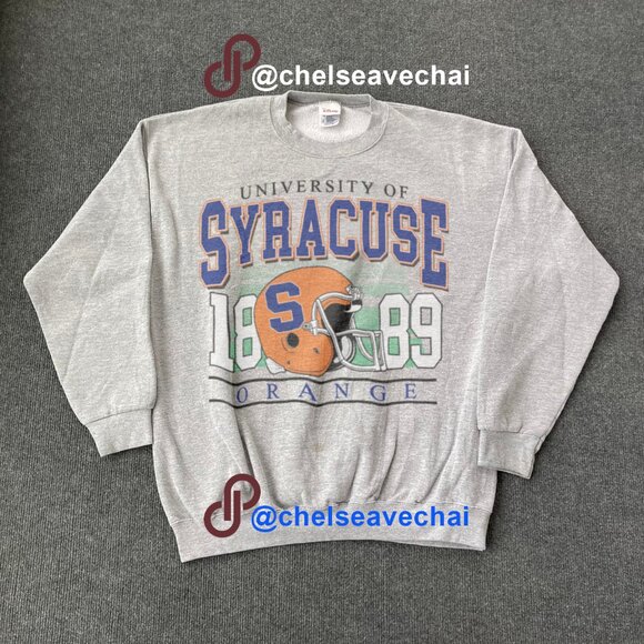 Vintage Syracuse Orange Football Sweatshirt, Retro Syracuse University Shirt Tee - Picture 1 of 2